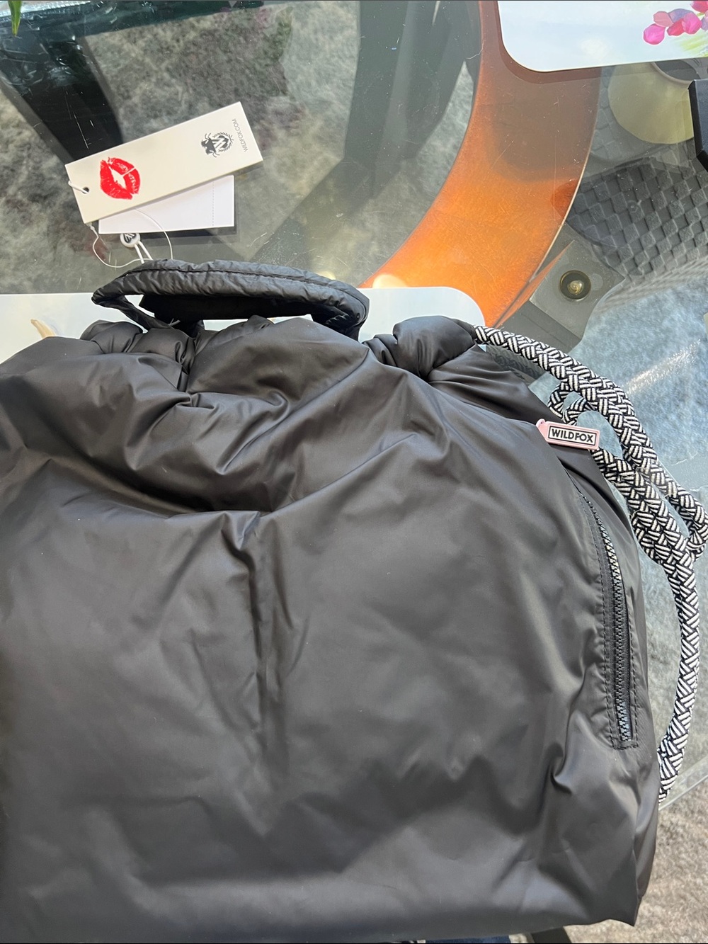 Wildfox Puffy Drawstring Backpack - Picture 4 of 6